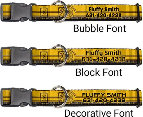 Show full view: Buckle-Down Star Wars C3-PO Polyester Personalized Dog Collar, Small slide 2 of 7