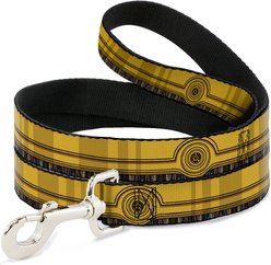 Buckle-Down Star Wars C3-PO Polyester Standard Dog Leash, Medium: 6-ft long, 1-in wide
