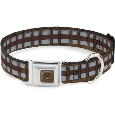 Buckle-Down Buckle-Down Star Wars Chewbacca Bandolier Dog Collar, Medium