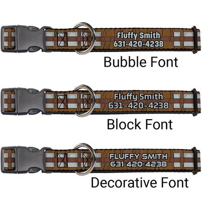 Show full view: Buckle-Down Star Wars Chewbacca Polyester Personalized Dog Collar, Small slide 2 of 8