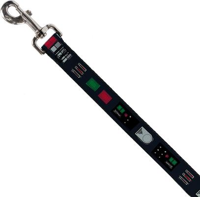 Show full view: Buckle-Down Star Wars Darth Vader Polyester Dog Leash, 6-ft long, 1-in wide slide 2 of 4
