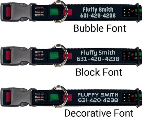 Show full view: Buckle-Down Star Wars Darth Vader Utility Belt Bounding Personalized Dog Collar, Large slide 2 of 7