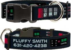 Buckle-Down Star Wars Darth Vader Utility Belt Bounding Personalized Dog Collar, Small