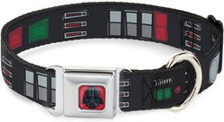 Buckle-Down Star Wars Darth Vader Utility Belt Polyester Seatbelt Buckle Dog Collar, Wide Large: 18 to 32-in neck, 1.5-in wide slide 1 of 8