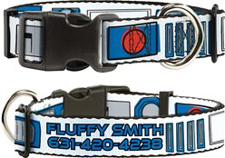 Buckle-Down Star Wars R2-D2 Bounding Parts Personalized Dog Collar, Large