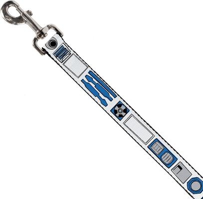 Show full view: Buckle-Down Star Wars R2-D2 Polyester Dog Leash, 6-ft long, 1-in wide slide 3 of 5