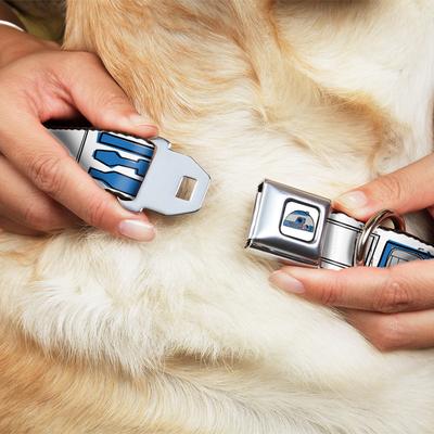 Show full view: Buckle-Down Star Wars R2-D2 Polyester Seatbelt Buckle Dog Collar, Wide Large: 18 to 32-in neck, 1.5-in wide slide 2 of 10