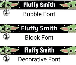 Buckle-Down Star Wars The Child Chibi Face Personalized Breakaway Cat Collar with Bell slide 2 of 2