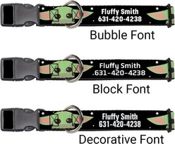 Buckle-Down Star Wars The Child Chibi Face Polyester Personalized Dog Collar, Large slide 2 of 7