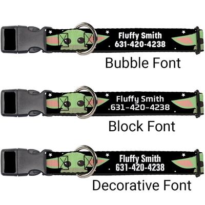 Show full view: Buckle-Down Star Wars The Child Chibi Face Polyester Personalized Dog Collar, Medium slide 3 of 8