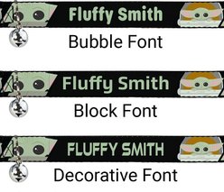 Buckle-Down Star Wars The Child Personalized Breakaway Cat Collar with Bell slide 2 of 2