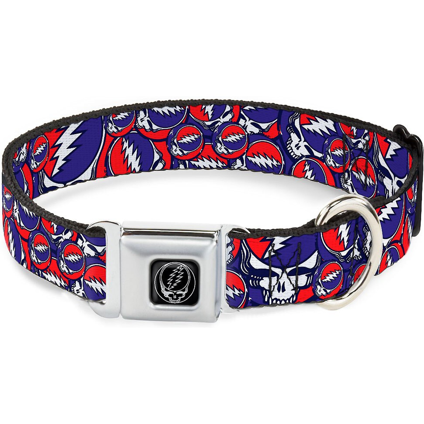 Buckle-Down Steal Your Face Dog Collar, Wide-Large