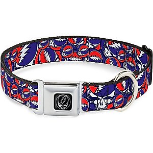 Buckle-Down Steal Your Face Dog Collar, Wide-Large