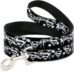 Buckle-Down Superman Shield Splatter Dog Leash