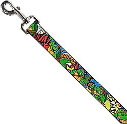 Buckle-Down Teenage Mutant Ninja Turtles Polyester Standard Dog Leash, Medium: 6-ft long, 1-in wide slide 2 of 4