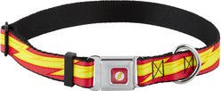 Buckle-Down The Flash Seatbelt Buckle Dog Collar, Large