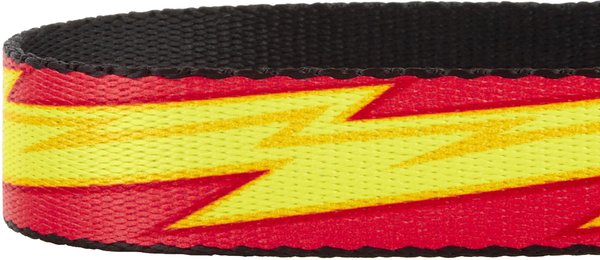 Buckle-Down The Flash Seatbelt Belt – Adjustable, Red & Yellow Bolt Stripe, DC Comics Licensed