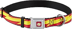 Buckle-Down The Flash Seatbelt Buckle Dog Collar, Wide Small