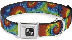 Buckle-Down Tie Dye Dog Collar, Wide-Small
