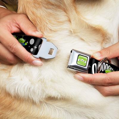 Show full view: Buckle-Down Toy Story 3-Aliens Polyester Dog Collar, Small: 9.5 to 13-in neck, 1-in wide slide 2 of 9