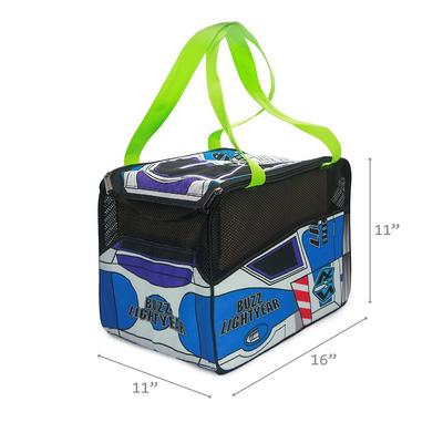 Show full view: Buckle-Down Toy Story Buzz Lightyear Spaceship Dog & Cat Carrier slide 9 of 9