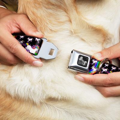 Show full view: Buckle-Down Unicorns Dog Collar, Small slide 2 of 10