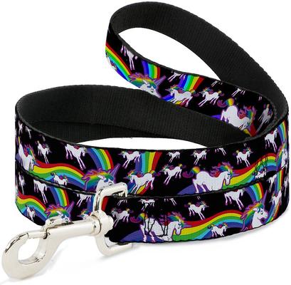 Show full view: Buckle-Down Unicorns/Rainbow Dog Leash slide 1 of 4