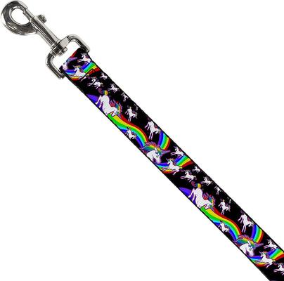 Show full view: Buckle-Down Unicorns/Rainbow Dog Leash slide 2 of 4