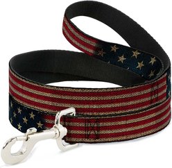 Buckle-Down US Flag Stretch Dog Leash