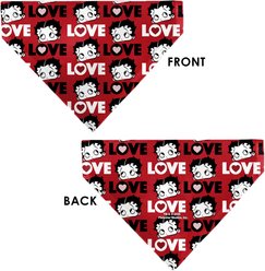 Buckle-Down Valentine's Day Betty Boop Love Text & Face Dog Bandana slide 2 of 7