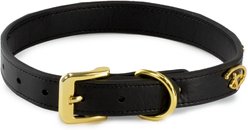 Buckle-Down Vegan Leather Disney Black Dog Collar, Medium