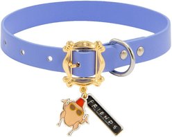 Buckle-Down Warner Bros. Friends Television Show Vegan Leather Dog Collar, X-Large: 18 to 24-in neck, 1.15-in wide