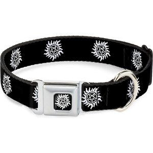 Buckle-Down Winchester Pentagram Dog Collar, Medium