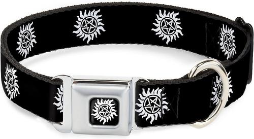 Show full view: Buckle-Down Winchester Pentagram Dog Collar, Small slide 1 of 9
