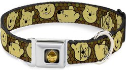 Buckle-Down Winnie the Pooh Expressions Polyester Dog Collar, Large Wide: 20 to 31-in neck, 1.5-in wide