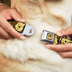 Buckle-Down Winnie the Pooh Expressions Polyester Dog Collar, Medium: 11 to 16.5-in neck, 1-in wide slide 2 of 9