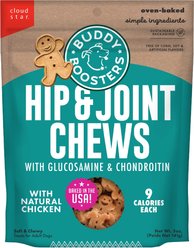 Buddy Biscuits Boosters Hip & Joint Chews Chicken Flavor Dog Treats, 5-oz bag