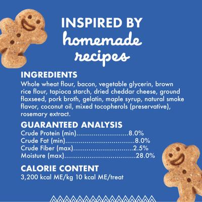 Show full view: Buddy Biscuits Original Soft & Chewy with Peanut Butter + Bacon & Cheese Dog Treats slide 4 of 9