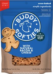 Buddy Biscuits Softies with Bacon & Cheese Soft & Chewy Dog Treats, 20-oz bag