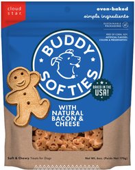 Buddy Biscuits Softies with Bacon & Cheese Soft & Chewy Dog Treats, 6-oz bag
