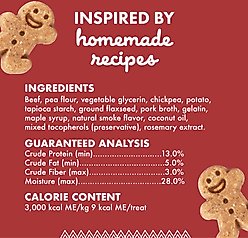 Buddy Biscuits Softies with Grilled Beef Grain-Free Soft & Chewy Dog Treats, 5-oz bag slide 2 of 8