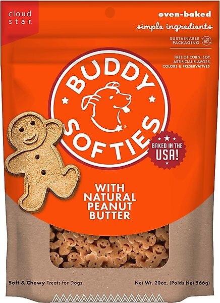 Buddy Biscuits Original Soft & Chewy with Peanut Butter Dog Treats
