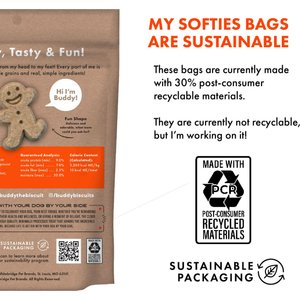 Buddy Biscuits Softies with Peanut Butter Soft & Chewy Dog Treats, 20-oz bag