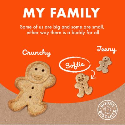 Show full view: Buddy Biscuits Softies with Peanut Butter Soft & Chewy Dog Treats, 20-oz bag slide 8 of 11