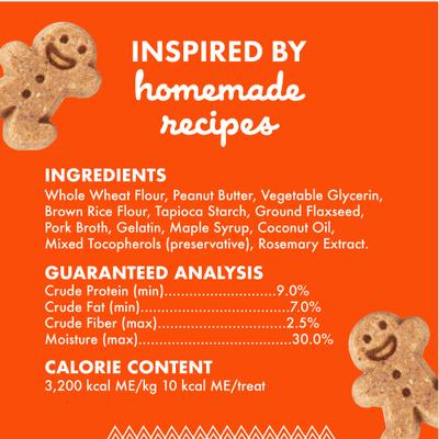 Show full view: Buddy Biscuits Softies with Peanut Butter Soft & Chewy Dog Treats, 6-oz bag slide 3 of 11