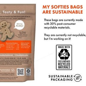 Buddy Biscuits Softies with Peanut Butter Soft & Chewy Dog Treats, 6-oz bag