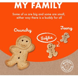 Buddy Biscuits Softies with Peanut Butter Soft & Chewy Dog Treats, 6-oz bag