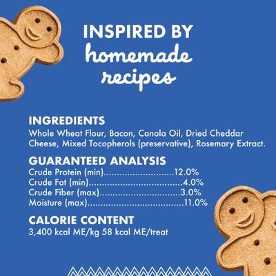 Show full view: Buddy Biscuits with Bacon & Cheese Oven Baked Dog Treats, 16-oz box slide 3 of 10