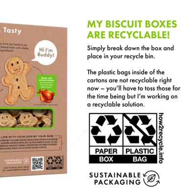 Show full view: Buddy Biscuits with Roasted Chicken Oven Baked Dog Treats, 16-oz bag slide 6 of 10