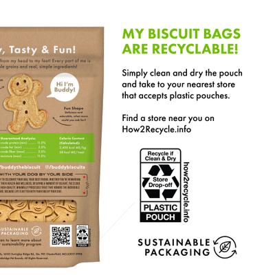 Show full view: Buddy Biscuits with Roasted Chicken Oven Baked Dog Treats, 3.5-lb bag slide 6 of 10